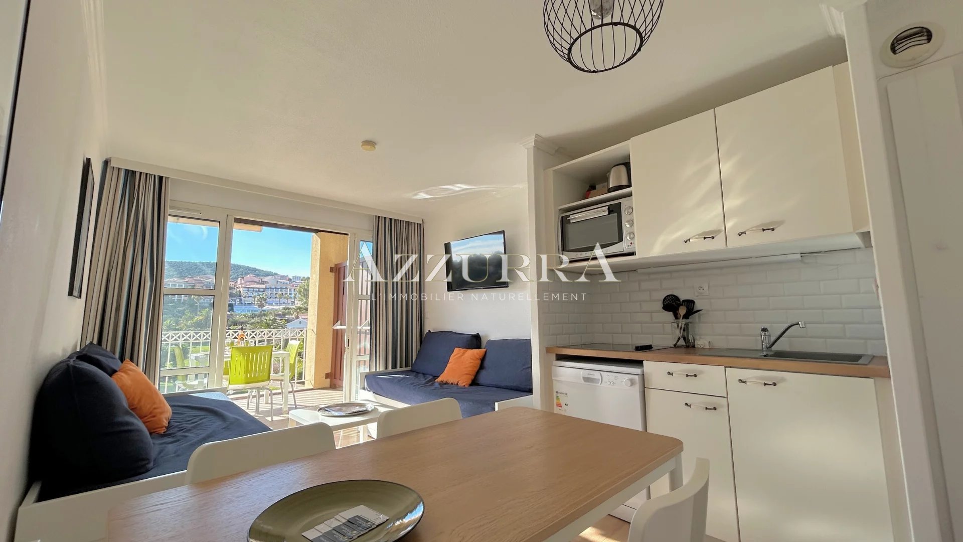 AGAY CAP ESTEREL A VENDRE 2 pièces exposé Sud / Sud-Ouest – Vue dégagée à Cap Esterel Village
