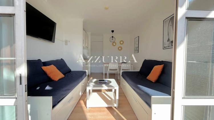 AGAY CAP ESTEREL A VENDRE 2 pièces exposé Sud / Sud-Ouest – Vue dégagée à Cap Esterel Village