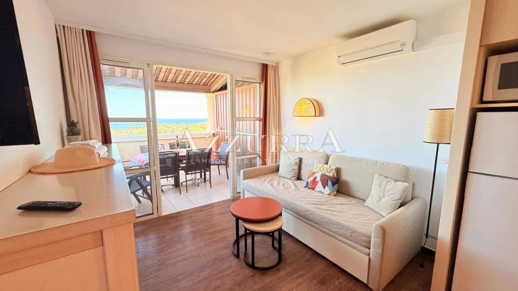 AGAY CAP ESTEREL SUPERBE T3 DUPLEX VUE MER PANORAMIQUE. PARKING PRIVE LIBRE DE SUITE