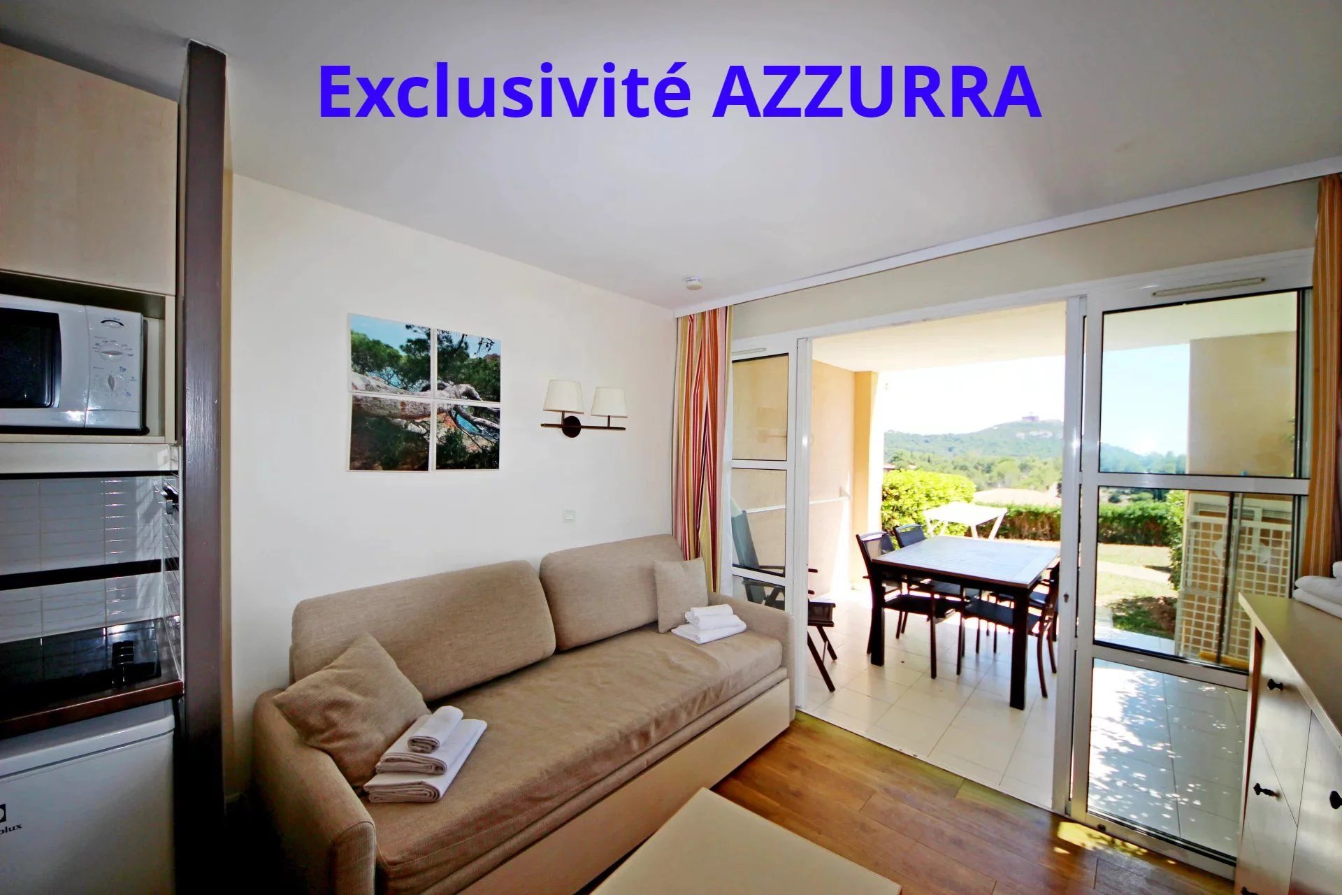 EXCLUSIVITE AZZURRA AGAY CAP ESTEREL  VILLAGE PIERRE & VACANCES APPARTEMENT 2 PIÈCES AVEC JARDIN
