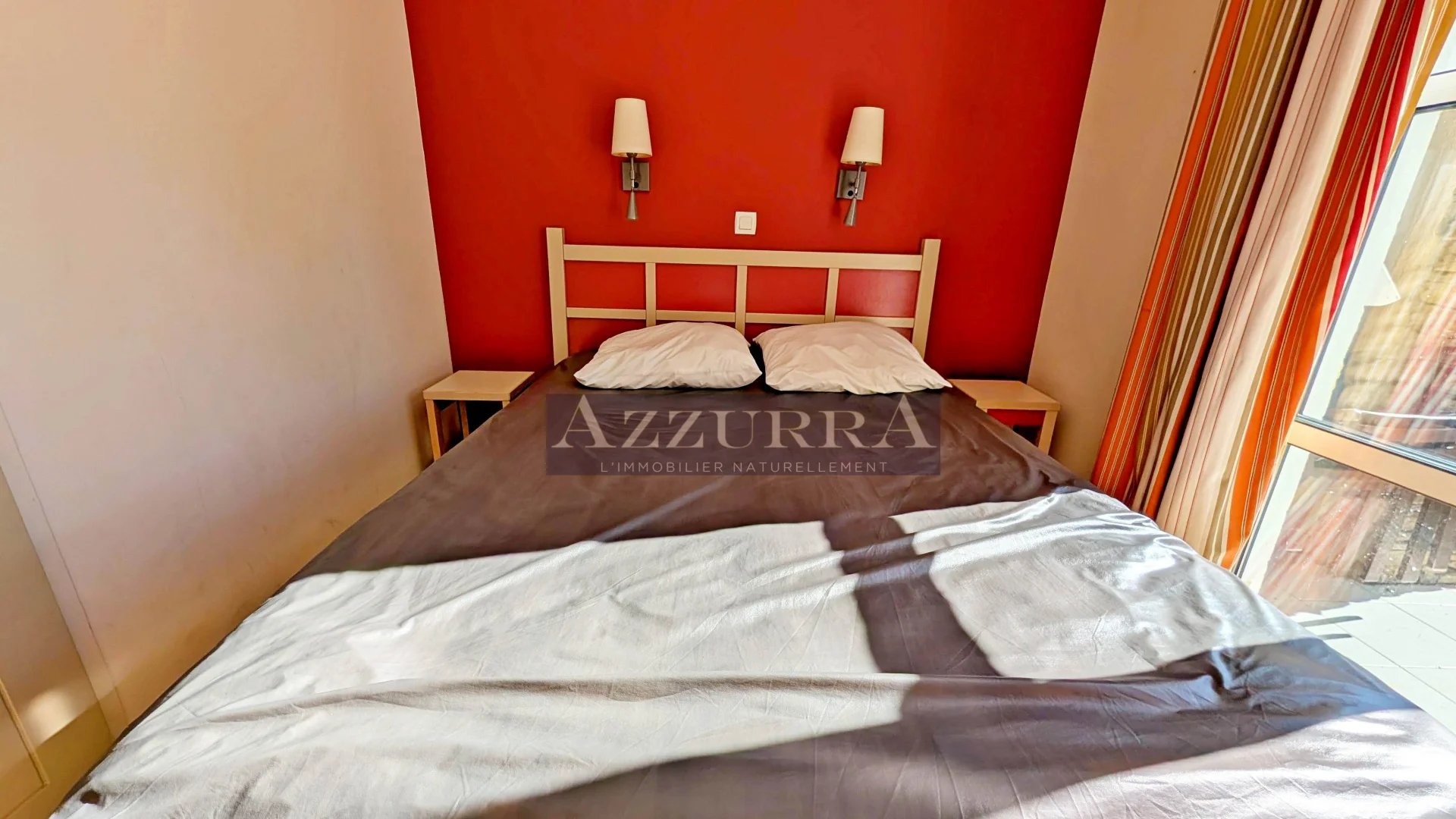 AGAY CAP ESTEREL le village, 3 pièces en rez de jardin avec vue mer