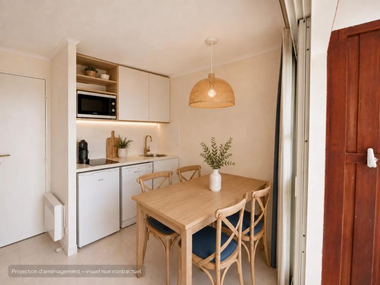 Agay Cap Esterel bel appartement 2 pièces vue mer, parking