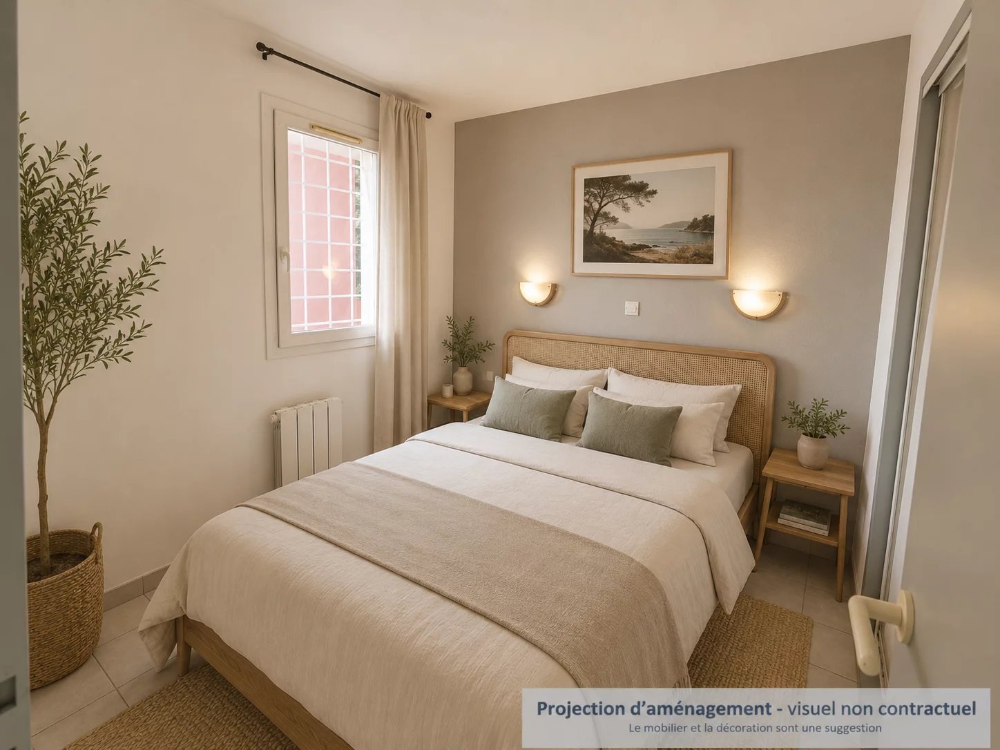 AGAY CAP ESTEREL LE HAMEAU: superbe 3 pièces meublé pour 6 personnes. Expo Sud, parking privé. Vue mer panoramique