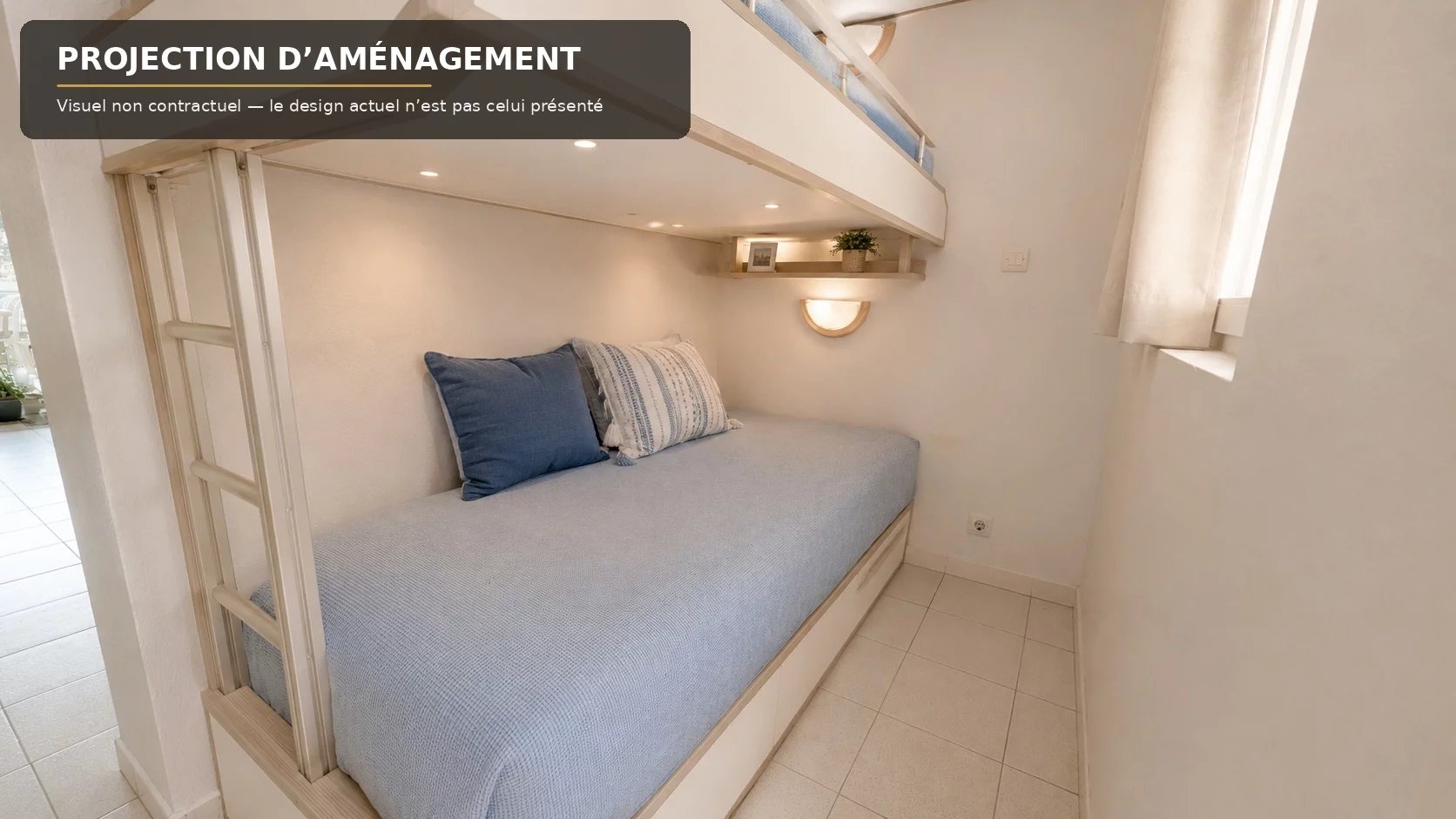 SAINT RAPHAEL - AGAY - CAP ESTEREL studio cabine type large